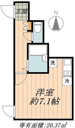 エスポワールの物件間取画像